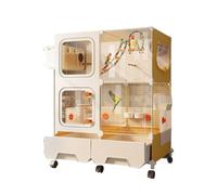 Flight Cage Luxury Parrot Villa Spacious Large Bird Cage Home for Happy Birds Perfect Parakeet Nesting House