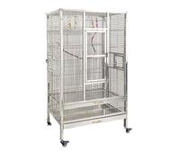 Flight Cage Luxury Time Capsule Parrot Villa Premium Stainless Steel Metal Birdcage for Stylish Feathered Friends