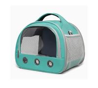 Flight Cage Parrot Outing Bag Breathable Bird Hand-held Outdoor with Dedicated Crossbody Portable Cage(Green)