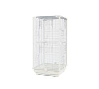 Flight Cages Luxury Time Capsule Parrot Villa Premium Stainless Steel Metal Birdcage for Stylish Feathered Friends