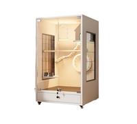 Flight Cages Premium Parrot Heat Box for Baby Birds Winter Breeding Cozy Solid Wood Cage