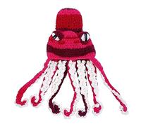 Flight Captain Hat Halloween for Adults, Tricky, Funny Headwear, Hat Crochet Yarn, Crochet Hat, The Perfect Addition to Your Everyday Winter Wardrobe Men Winter Hat (D, One Size)