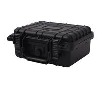 Flight Case Black 27x24.6x12.4cm Polypropylene ABS Foam Insert Waterproof Secure