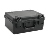(49 x 38 x 23 cm) vidaXL Portable Flight Case Black PP Tool Box Protective Hard Case Carry Case