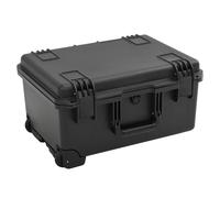 Flight Case Black 54x41.5x29cm ABS PP Hard Shell Waterproof Lockable Foam Handle