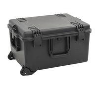 Flight Case Black 62.5x49.5x37cm PP/ABS Waterproof Foam Lockable Portable Pro
