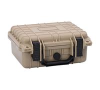 Flight Case Sand 27x24.5x12.5cm PP/ABS Hard Waterproof Lockable Foam Insert Pro