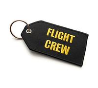Flight Crew/Do Not Remove from Aircraft Luggage Tag | Medium | Black/Yellow | aviamart®