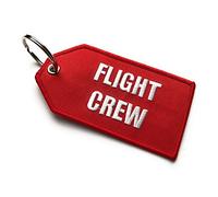 Flight Crew/Do Not Remove from Aircraft Luggage Tag | Medium | Red/White | aviamart®