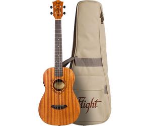 Flight Designer Series DUB38 MAH Soundwave Electro-Acoustic Baritone Ukulele with Gig Bag