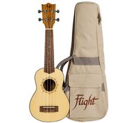Flight Designer Series DUS320 SP/ZEB Soprano Ukulele with Gig Bag