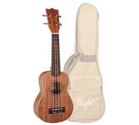 Flight Designer Series DUS321 Mahogany Soprano Ukulele with Gig Bag