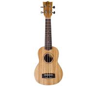 Flight DUS322 Soprano Ukulele Zebrawood