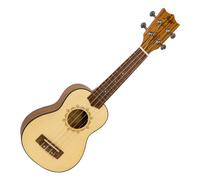 Flight DUS320 Soprano Ukulele Zebrawood B&S