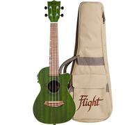 Flight Gemstone Series DUC380 CEQ Jade Electro-Acoustic Concert Ukulele with Gig Bag