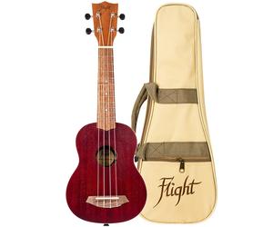 Flight Gemstone Series NUS380 Coral Soprano Ukulele with Gig Bag