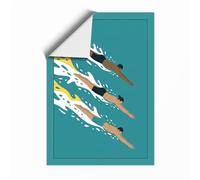 Flight in Formation Modern Unframed Wall Art Print A4 (29.7×21cm), Wall