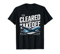 Flight Instructor Aircraft Silhouette Cleared Takeoff T-Shirt