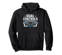 Flight Instructor Training Aircraft Cockpit Dual Controls Pullover Hoodie