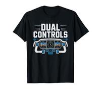 Flight Instructor Training Aircraft Cockpit Dual Controls T-Shirt