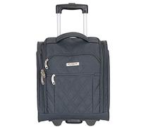 Flight Knight 16.5" Underseat Luggage Carry On Smart Cabin Suitcase 2 Wheels for easyjet, Ryanair, British Airways, Also Ideal for Trains & Coaches