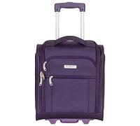 Flight Knight 16.5" Underseat Luggage Carry On Smart Cabin Suitcase 2 Wheels for easyjet, Ryanair, British Airways, Also Ideal for Trains & Coaches