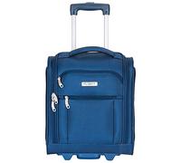 Flight Knight 16.5" Underseat Luggage Carry On Smart Cabin Suitcase 2 Wheels for easyjet, Ryanair, British Airways, Also Ideal for Trains & Coaches