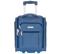 Flight Knight 16.5" Underseat Luggage Carry On Smart Cabin Suitcase 2 Wheels for easyjet, Ryanair, British Airways, Also Ideal for Trains & Coaches