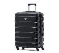 Flight Knight 25" Medium Suitcase Check-in Hold Luggage Hard Shell 4 Wheels TSA Lock in Midnight Flight Knight Midnight Medium