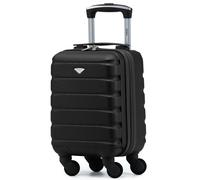 Flight Knight 40x20x25 Ryanair Underseat Cabin Bag, Lightweight Suitcase, Small Durable 4-Wheel Cabin Case, Maximum Carry-On Size, ABS Hard Shell, 10kg Hand Luggage Bag- 40 x 20 x 25