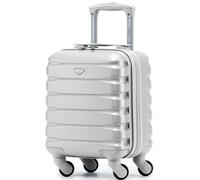 Flight Knight 40x30x20 Cabin Bag for Wizz Air, Carry On Suitcase for Over 100 Airlines, Maximum Size for Vueling, Lightweight Small Durable Cabin Bag, ABS Hard Shell, 10 KG Hand Luggage