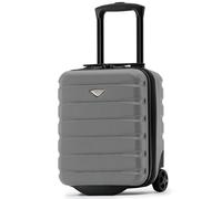 Flight Knight 40x30x20cm Hard Cabin Case Suitcase Wizz Air & Vueling Free Approved - 40x30x20cm - Charcoal - 19L