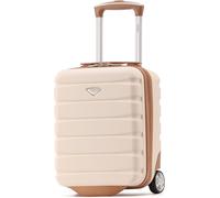 Flight Knight Lightweight 2 Wheel ABS Hard Case Suitcases Cabin Carry On Hand Luggage Approved for Over 100 Airlines Including Wizz, Ryanair & easyJet Approved Free Carry On 40x30x20cm