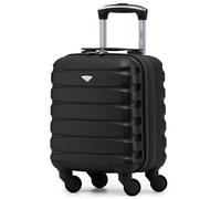 Flight Knight 40x30x20cm Wizz & Vueling Underseat Cabin Suitcase 100+ Airlines in Black Flight Knight Black Cabin