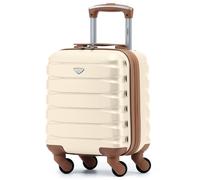 Flight Knight Lightweight 4 Wheel ABS Hard Case Suitcases Cabin Carry On Hand Luggage Approved for Over 100 Airlines Including easyJet & Maximum Size for Vueling & Wizz Air 40x30x20cm