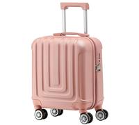 Flight Knight 45x36x20cm EasyJet Free Cabin Size Maximum Carry On Cabin Bag Suitcase - 45x36x20cm - Rose Gold - 20L