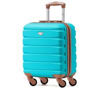 Flight Knight 45x36x20cm EasyJet Free Cabin Size Maximum Carry On Suitcase Cabin Bag in Aqua Flight Knight Aqua Cabin