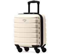 Flight Knight 45x36x20cm EasyJet Free Cabin Size Maximum Carry On Suitcase Cabin Bag in Cream Flight Knight Cream Cabin
