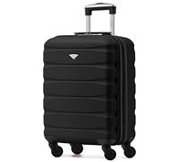Flight Knight Lightweight 4 Wheel ABS Hard Case Suitcases Cabin Carry On Hand Luggage Approved for Over 35 Airlines Including British Airways, easyJet & Maximum Size for Lufthansa 55x40x23cm