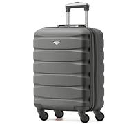 Flight Knight 55 x 40 x 23 cm Cabin Bag, Suitcase for Lufthansa & Over 30 Airlines Including British Airways, EasyJet Travle Bag- Lightweight Durable 4 Wheel Carry On Suitcase, Hard Shell- 55x40x23