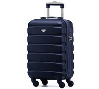 Flight Knight 55x35x20cm Carry On Cabin Suitcase (TSA Lock) 100+ Airlines Approved - 55x35x20cm - 40L - Navy