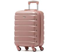 Flight Knight 55x35x25cm Suitcase Cabin Carry On Maximum Size for KLM & Air France - 55x35x25cm - 40L - Rose Gold