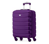 Flight Knight 55x40x20 Ryanair Priority Cabin Suitcase, Also for EasyJet, Jet2, Lightweight,ABS Hard Shell, Durable 4-Wheel Cabin Case, Carry-On Size 10kg Hand Luggage, Travel Bag- 55 x 40 x 20
