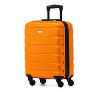 Flight Knight 55x40x20 Ryanair Priority Cabin Suitcase, Also for EasyJet, Jet2, Lightweight,ABS Hard Shell, Durable 4-Wheel Cabin Case, Carry-On Size 10kg Hand Luggage, Travel Bag- 55 x 40 x 20