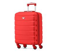 Flight Knight 55x40x20 Ryanair Priority Cabin Suitcase, Also for EasyJet, Jet2, Lightweight,ABS Hard Shell, Durable 4-Wheel Cabin Case, Carry-On Size 10kg Hand Luggage, Travel Bag- 55 x 40 x 20