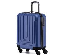 Flight Knight 55x40x20cm Cabin Carry Bag Hard Shell Suitcase TUI, Ryanair (Priority) - 55x40x20cm - 36L - Navy Blue
