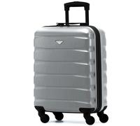 Flight Knight 55x40x20cm Ryanair (Priority) easyJet Jet2 Large Cabin Carry Suitcase - 55x40x20cm - 36L - Aluminium