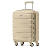 Flight Knight 55x40x20cm Ryanair (Priority) easyJet Jet2 Large Cabin Carry Suitcase - 55x40x20cm - 36L - Champagne