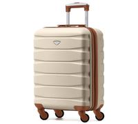 Flight Knight 55x40x20cm Ryanair (Priority) easyJet Jet2 Large Cabin Carry Suitcase in Nude Flight Knight Nude Cabin