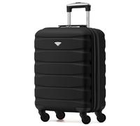 Flight Knight 55x40x20cm Ryanair (Priority) easyJet Jet2 Large Cabin Carry Suitcase in True Black Flight Knight True Black Cabin